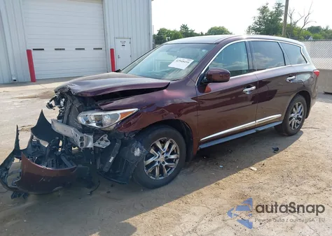 2013 Infiniti Jx35 from USA, damaged, VIN 5N1AL0MMXDC351362